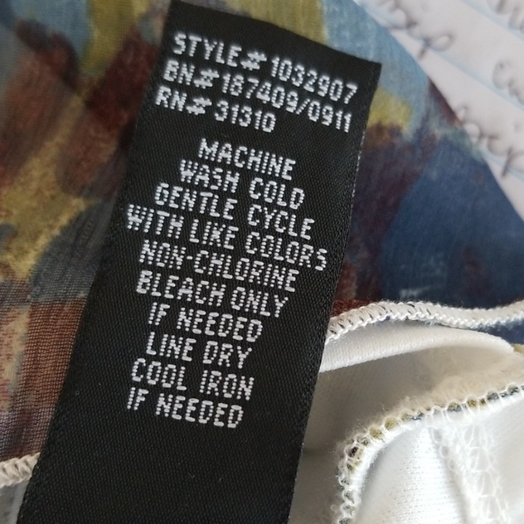 B Wear Byer California Ruffle High Neck Ruffle Top - Picture 8 of 8